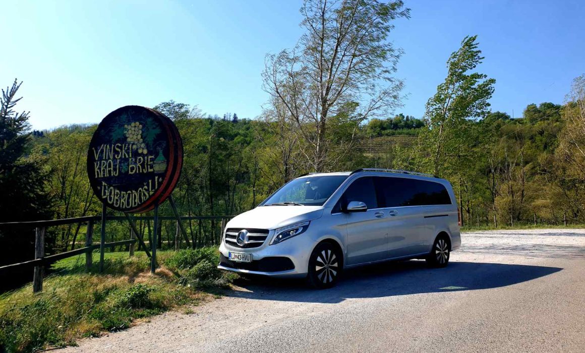 VIP prevoz s poslovnim kombijem Mercedes-Benz Razred V