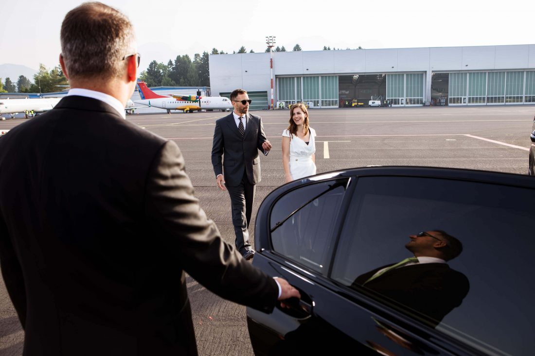 VIP prevozi na letališča BMW 7