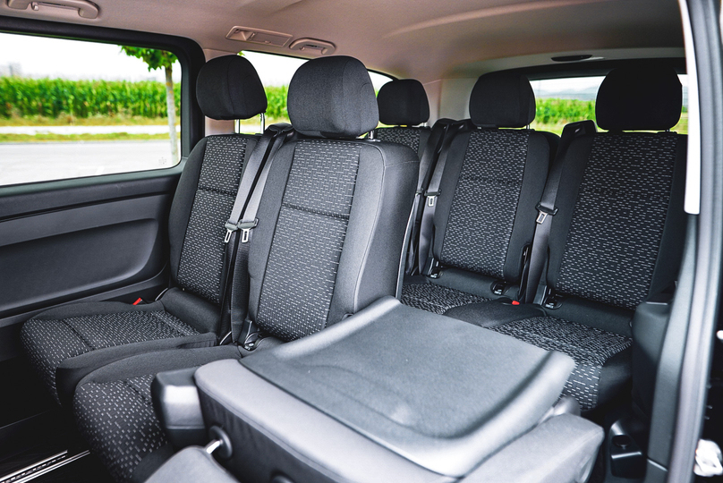 Najem kombija - najem kombija Mercedes-Benz Vito ali podobno - notranjost kombija - GoGreen